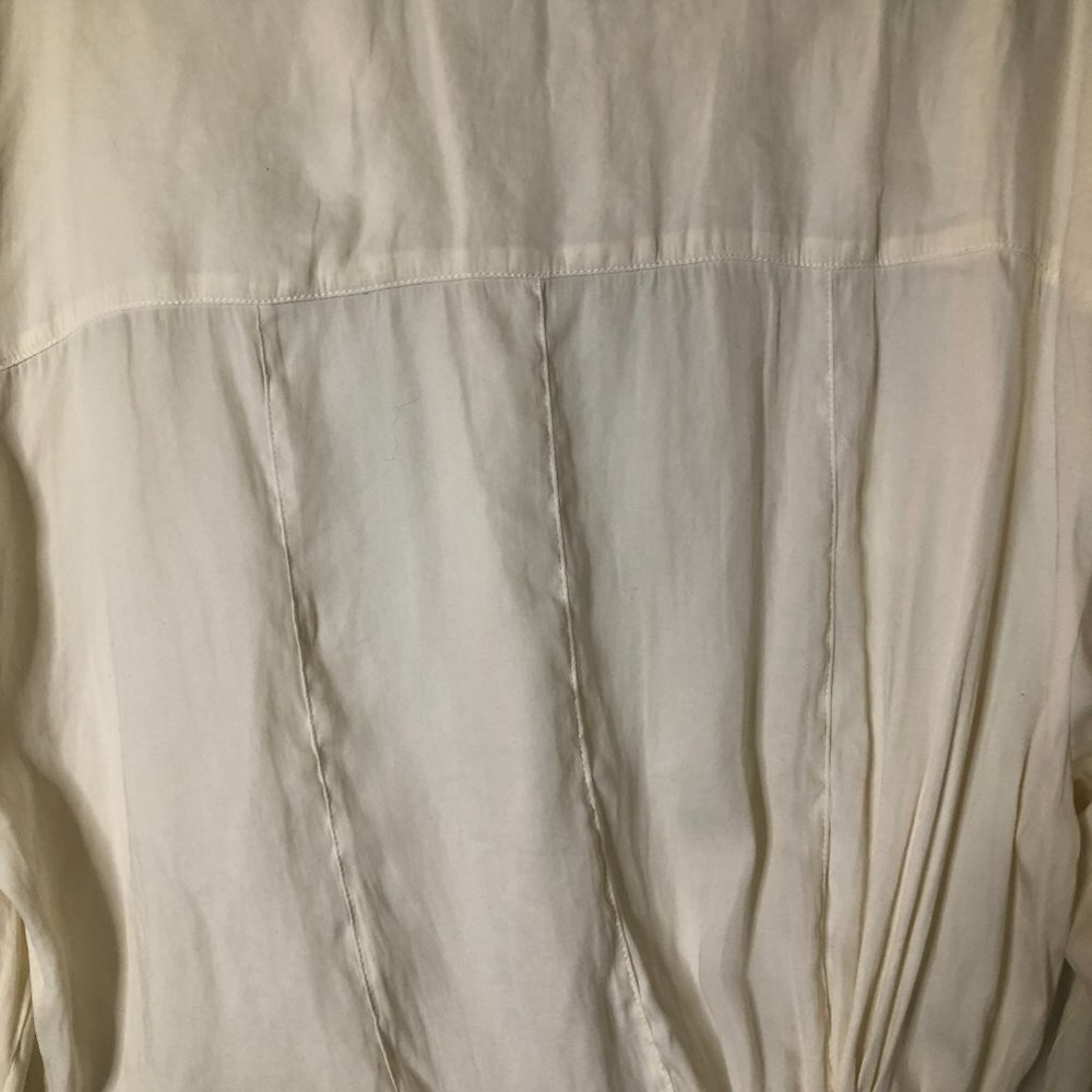 Topshop Cream Button-Up Blouse - Picture 12 of 16